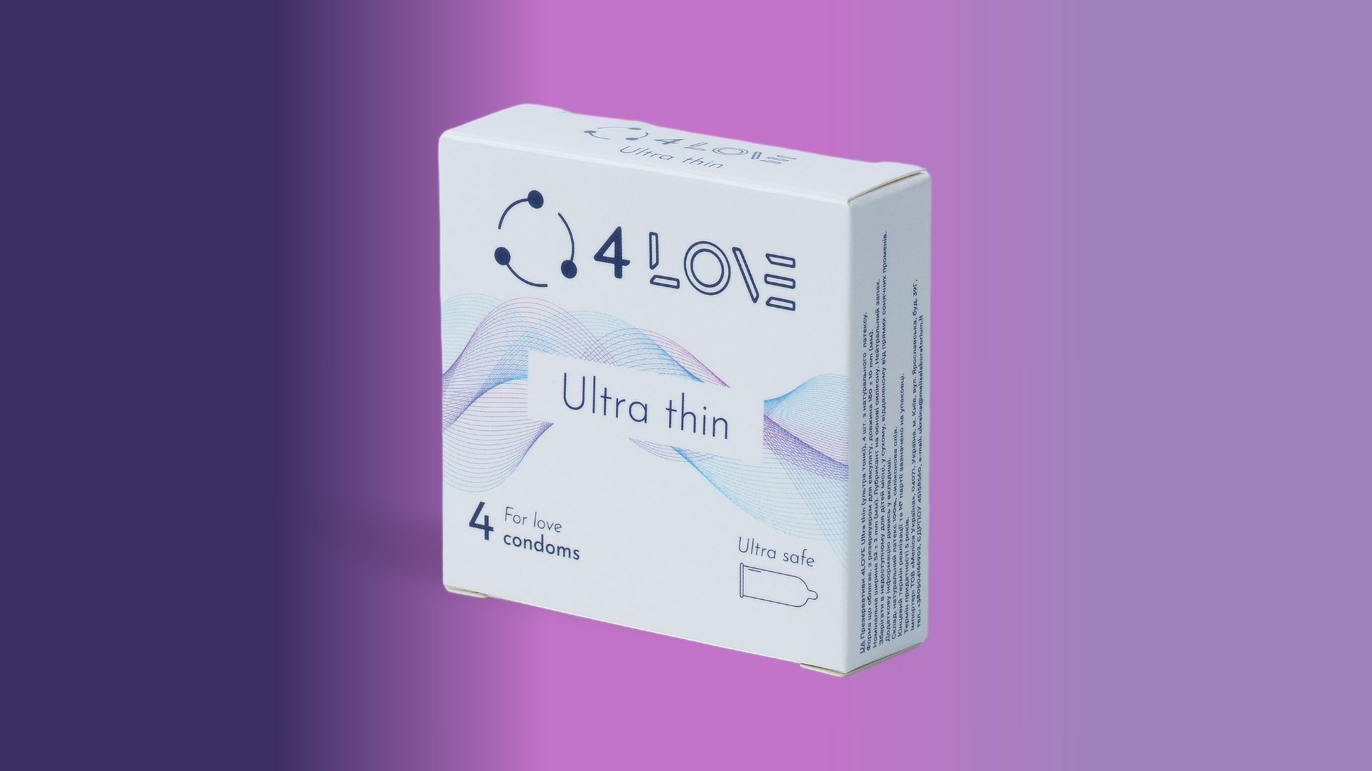 Презервативи 4LOVE Ultra Thin 1 ultra thin 1