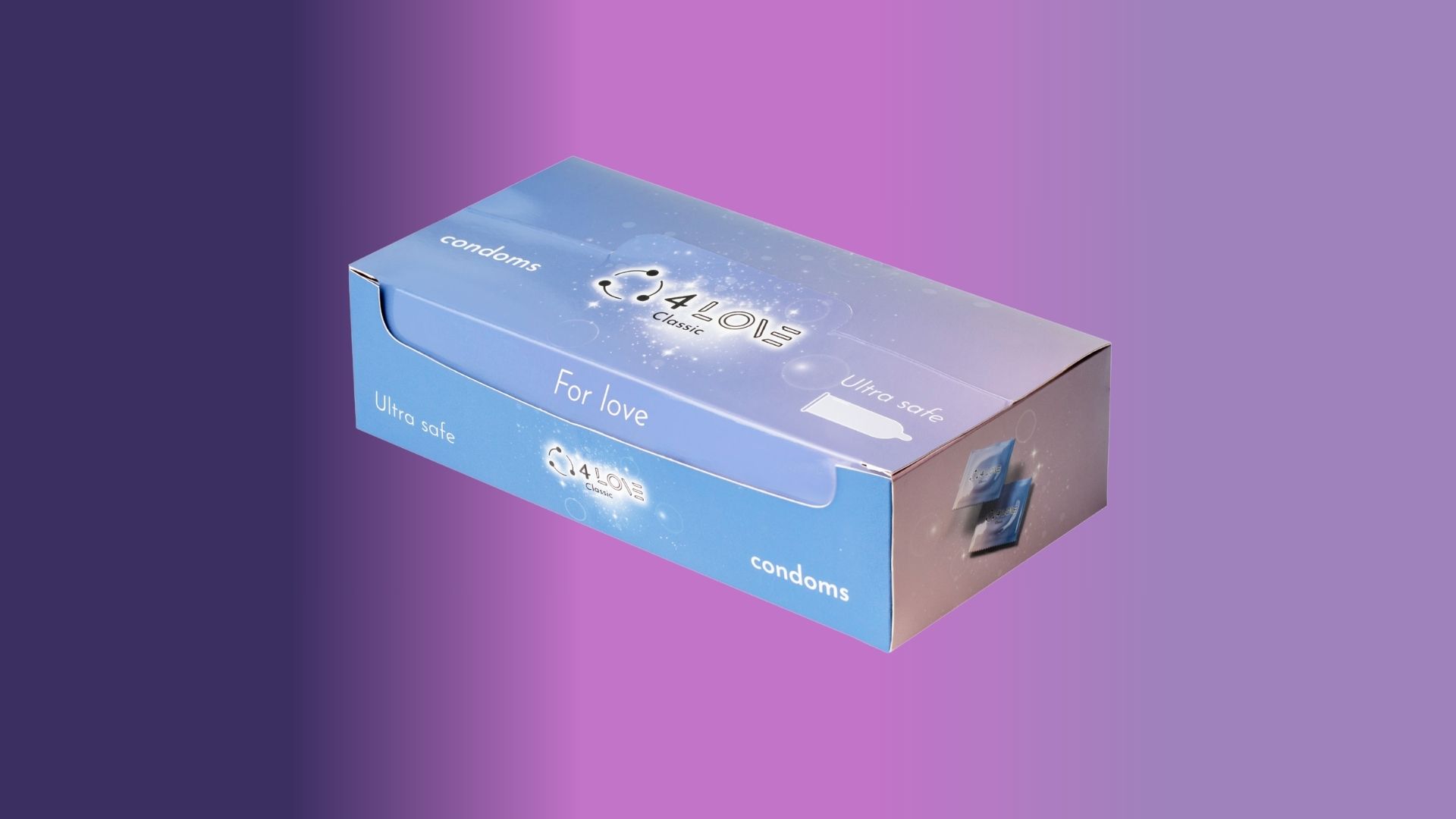 4LOVE Classic condoms 2 classic box 2 3